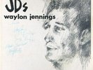 WAYLON JENNINGS   JD's   BAT LABEL: AUTOGRAPHED