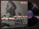 Lightnin Hopkins LP Last Night Blues DEEP GROOVE RARE