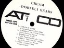 CREAM DISREALI GEARS MONO LP RECORD US ORIG DJ PROMO