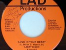 rare Modern Soul 45 LARRY DIXON love in your heart LAD