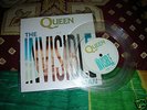 Queen Invisible Man clear vinyl 7
