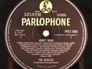 BEATLES ABBEY ROAD PARLOPHONE EXPORT Y/B UK + STICKER
