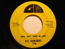 Northern Soul Funk 45 DEE EDWARDS on GM Why Can't HEAR