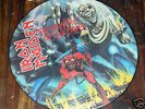 RARE IRON MAIDEN THE NUMBER OF THE BEAST PIC DISC 82 LP