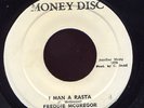 Freddie McGregor I Man a Rasta Money Disc 45 EX Listen