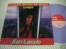 KEN LASZLO TONIGHT ITALIAN RE-REMIX Italo Eurobeat RARE