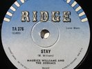 MAURICE WILLIAMS & ZODIACS 78 rpm  
