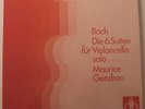 MAURICE GENDRON PLAYS BACH CELLO SUITEN PHILIPS BOX NEW