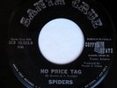 rare Garage Psych Rock 45 SPIDERS, Alice Cooper