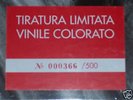 L'ALBA DI VASCO ROSSI vinile colorato limited ed n.366