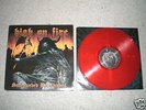 HIGH ON FIRE surrounded by thieves RED VINYL lp