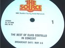 ELVIS COSTELLO, Radio Show Concert, The Source, 2 LPs