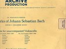 FOURNIER/BACH CELLO SUITES 1.2/ARCHIV MONO CREAM.3186