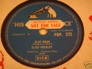 ELVIS BLUE MOON  HMV FACTORY SAMPLE 1956 78