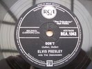 ELVIS PRESLEY DON'T / I BEG OF YOU RARE 78 RPM RECORD
