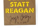 JOSEPH  BEUYS* SONNE STATT REAGAN *SAMMLERSTÜCK*wie NEU