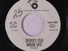 MARVIN GAYE: Soldier's Plea 45 (dj, #ol) rare Soul