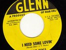 45-ROCKABILLY on-GLENN-1007--BILLY HALL--HEAR BOTH