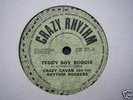 Crazy Cavan Teddy Boy Boogie UK 7” 45