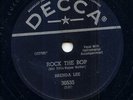 BRENDA LEE -ROCK THE BOP -ROCKABILLY 78 - LATE 1957 NM