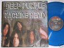 DEEP PURPLE Machine head LP BLUE VINYL Colombia RARE