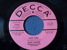 Jean Carter..Like One...Northern Soul  45 rpm DJ 1966