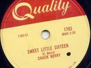 CHUCK BERRY -SWEET LITTLE SIXTEEN -78 RPM -1958 VG+++