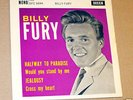 Billy Fury Halfway to Paradise rare UK EP 1961 Decca