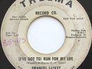 EMANUEL LASKEY  RUN FOR MY LIFE NORTHERN SOUL PROMO 45