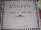 CLAUDIO MONTEVERDI - L'ORFEO VERY RARE 12-78 RPM SET NM