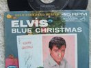 Elvis Presley-Blue Christmas/Wooden Heart - USA 45+P/S