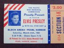Elvis Presley Pearl Harbor Special Concert Ticket 1961
