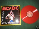 AC/DC Live On Stage at Marquee Live Red Vinyl LP