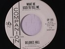 DELORES HILL: What He Used To Tell Me 45 (dj, faint tag stain) rare Soul