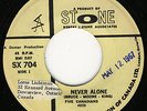 FIVE CANADIANS Never Alone b/w House of the Rising Sun