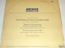 BACH - Suites for Cello 5 & 6 - FOURNIER rare ARCHIV
