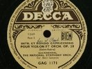 DECCA(78RPM)/ ST SAENS/ IDA HAENDEL, violin
