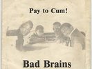 Bad Brains Pay to Cum 1st Press Original w/Insert