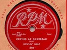 Rare Blues Howlin' Wolf crying at daybreak RPM 340 78