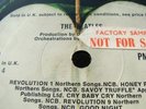 BEATLES 1ST UK WHITE ALBUM MONO FACTORY SAMPLE LP WOW