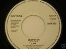 GERMANY T.REX. Jeepster/Life’s A Gas WHITE PROMO PS:)