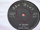 RARE SKA UK 45 - WINSTON SAMUELS - BE PREP'D - SKA BEAT
