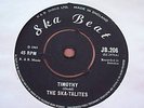 RARE SKA UK 45 - THE SKA-TALITES - TIMOTHY - SKA BEAT