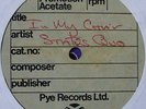 STATUS  QUO  IN MY CHAIR   RARE ACETATE
