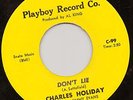 70'S SOUL 45 RPM - CHARLES HOLIDAY - PLAYBOY
