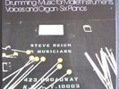 STEVE REICH Drumming + Six Pianos + Music... 3LP Box
