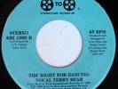 rare Modern Soul 45 TERRY BEAR the night for dancing