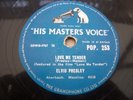 ELVIS PRESLEY LOVE ME TENDER RARE 78 RPM RECORD