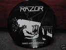 RAZOR armed and dangerous PIC LP morbid saint exodus