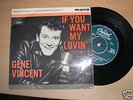 RARE 1961 UK Orig GENE VINCENT EP IF YOU WANT MY LOVIN'